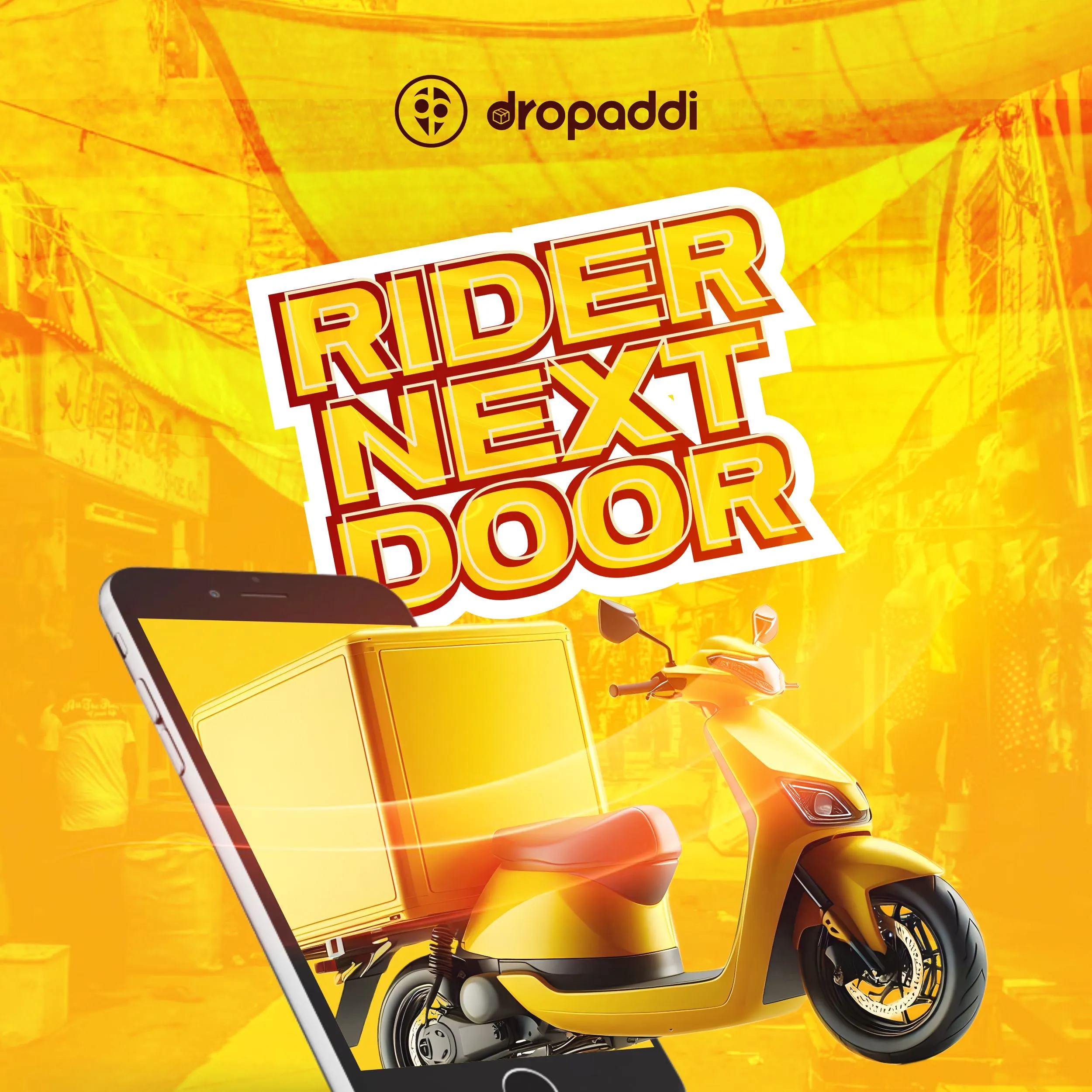 Dropaddi promotional flyer