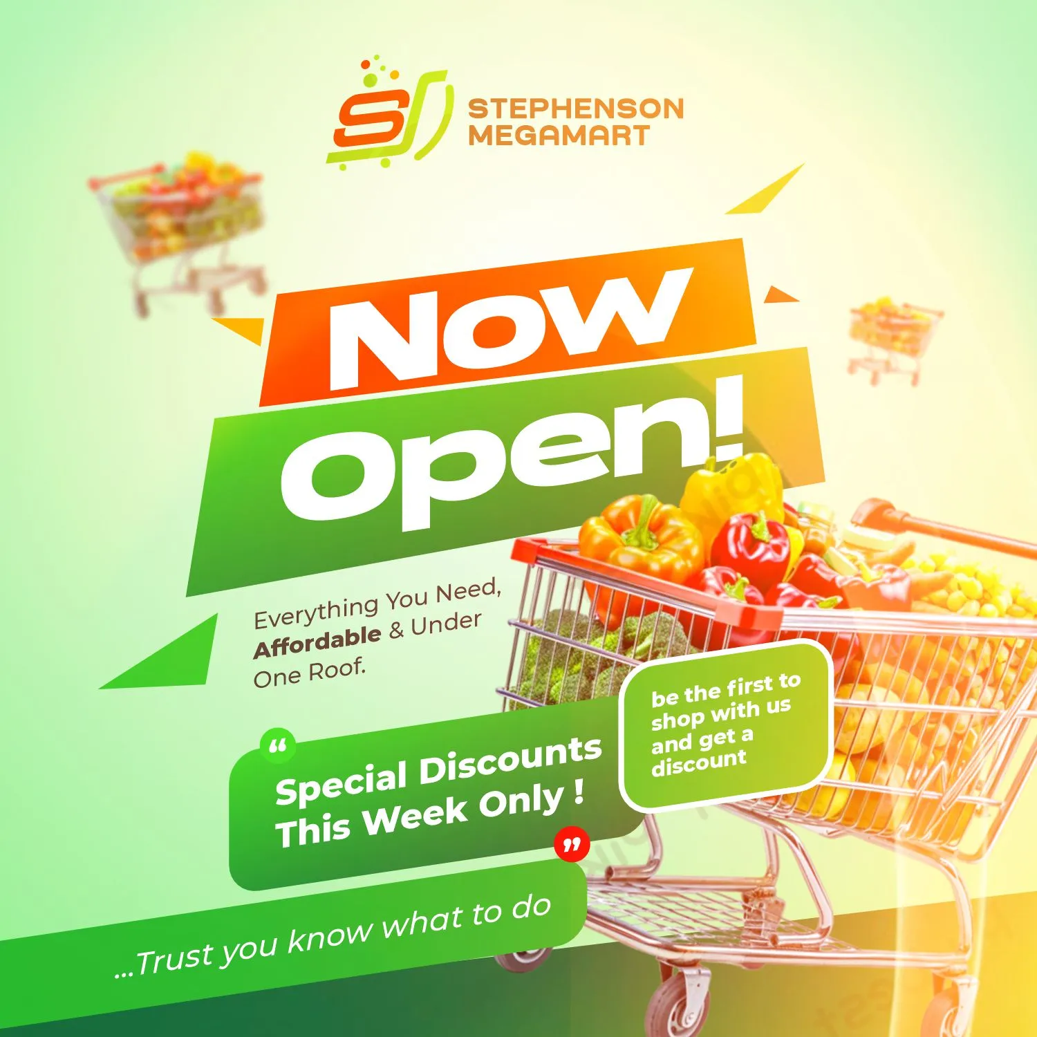 Stephenson Supermarket now open design