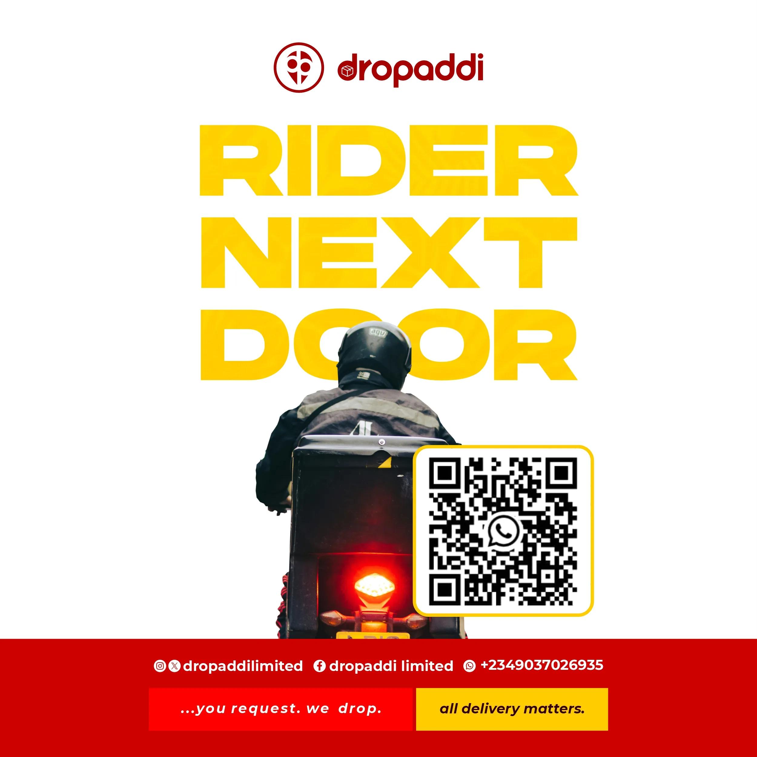 Dropaddi ride campaign visual