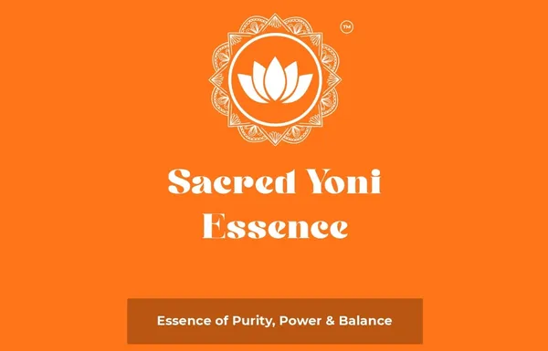 Sacred Yoni Essence product branding artwork